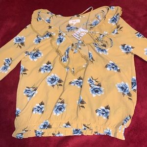 Yellow blouse!